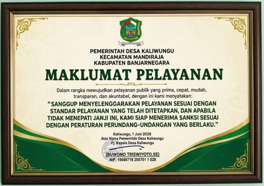 Maklumat Pelayanan